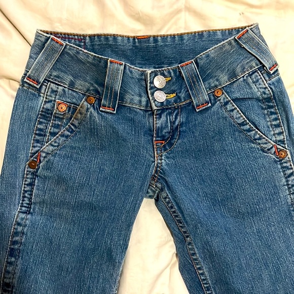 True Religion Brand Sammy Jeans Flare Medium Wash - Picture 3 of 8